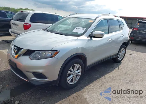 2015 Nissan Rogue S from USA, damaged, VIN KNMAT2MT6FP516262